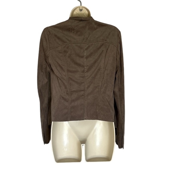 Kut from the Kloth brown faux suede jacket with pockets size S - Picture 2 of 10